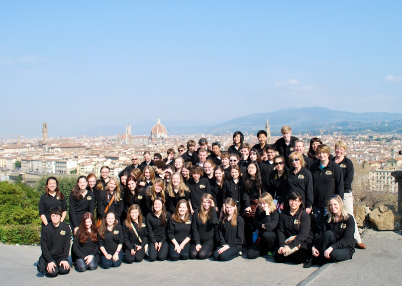 Florence - Piazzale Michelangelo - Edina HS Orchestra 2012