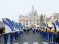 Rome New Year's Parade - Alexis I duPont flags in St. Peter's Square