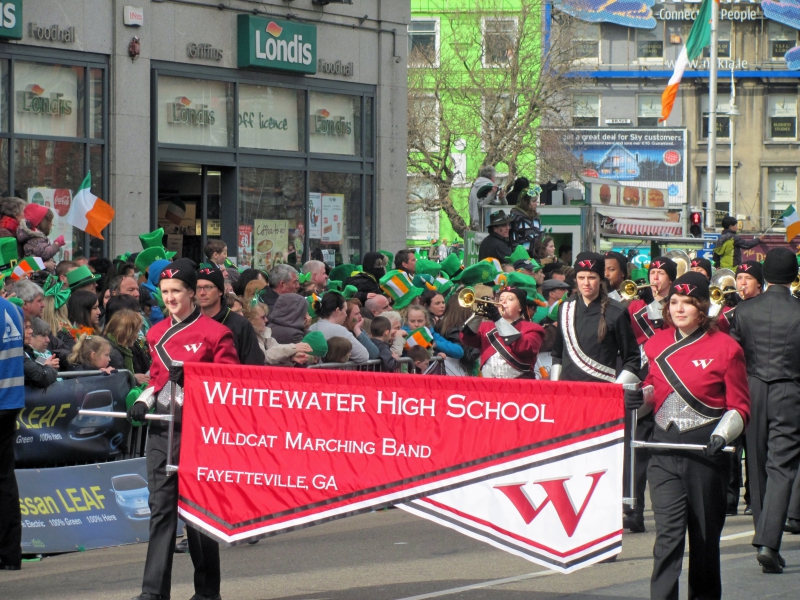 Dublin St. Patrick's Parade - Whitewater HS 2012