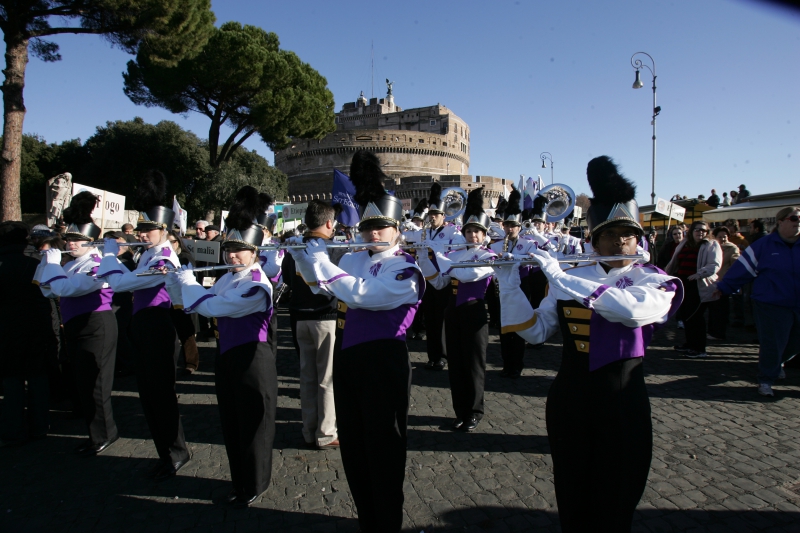 Rome New Year's Parade - Castel Sant'Angelo - East Coweta 2008
