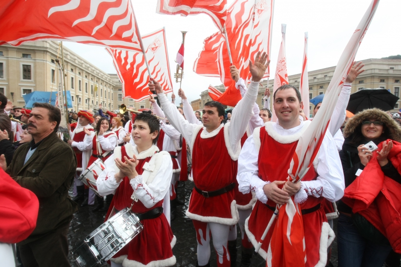 Rome New Year's Parade - Sbandieratori 2009