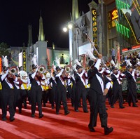 Marching band parade